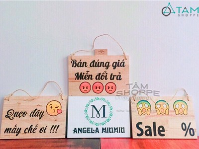 Bộ bảng hiệu cực chất ANGELA MIUMIU Shop